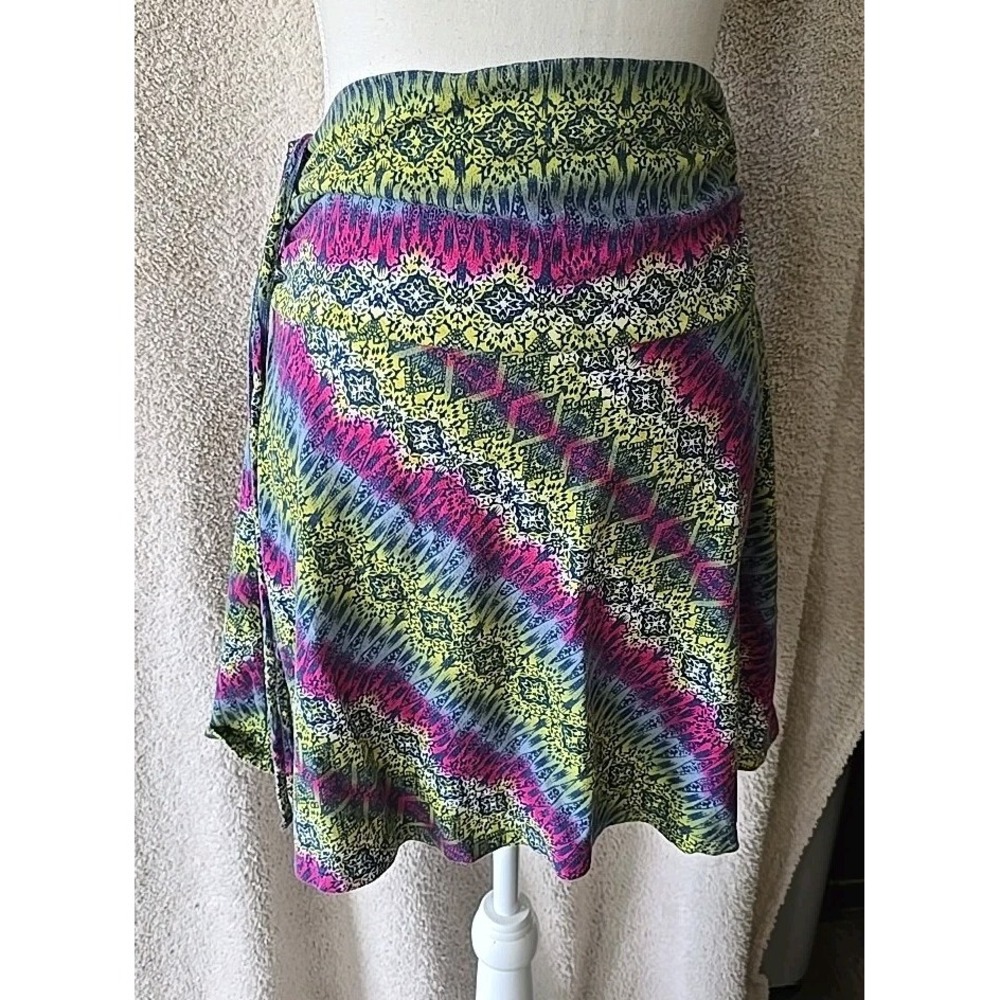 Patagonia Organic Cotton Convertible Floral Lithia Skirt/Halter Top, Size Medium - Picture 5 of 11